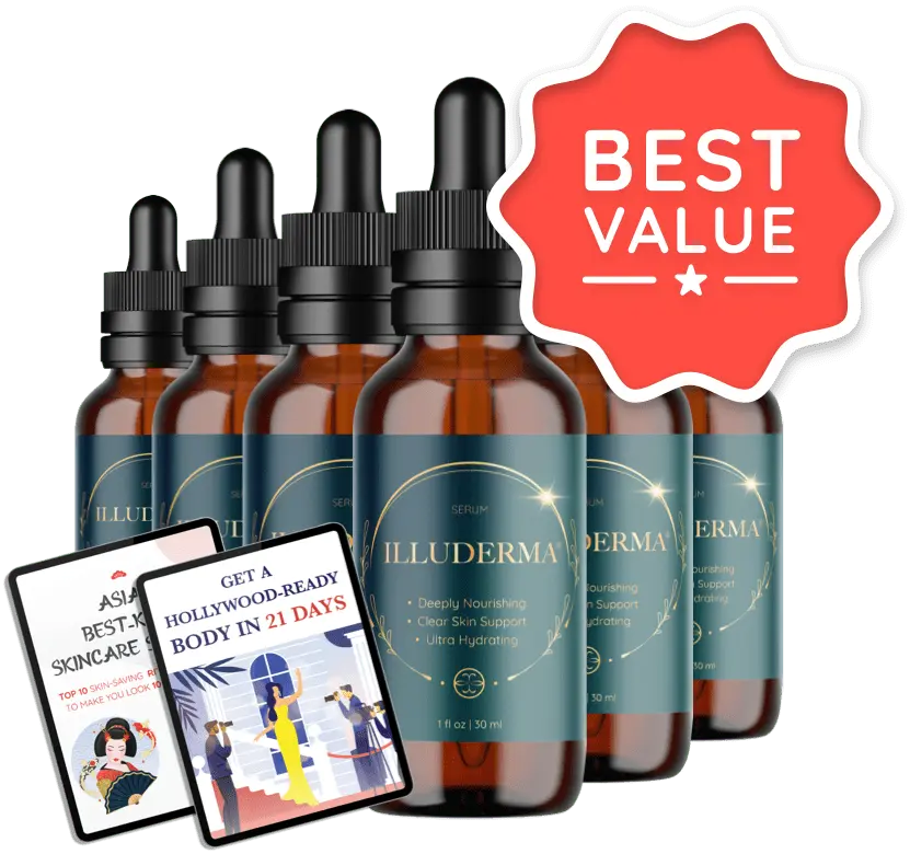 Illuderma 6 bottles